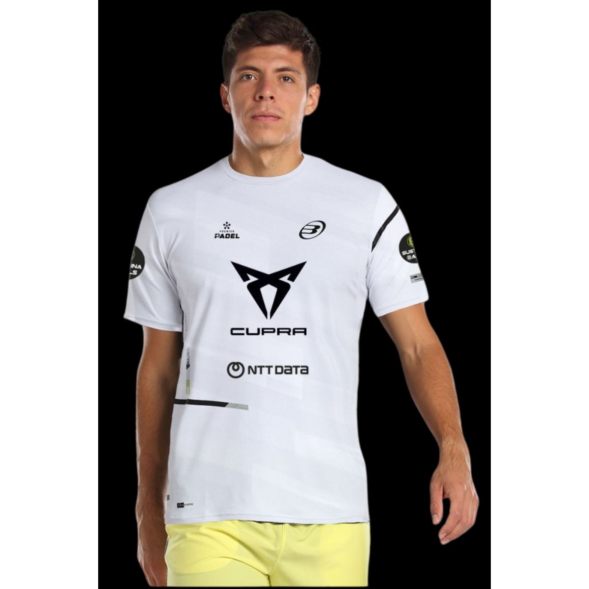 Bullpadel spiller T-shirt - Juan Tello - Hvid - T-shirt