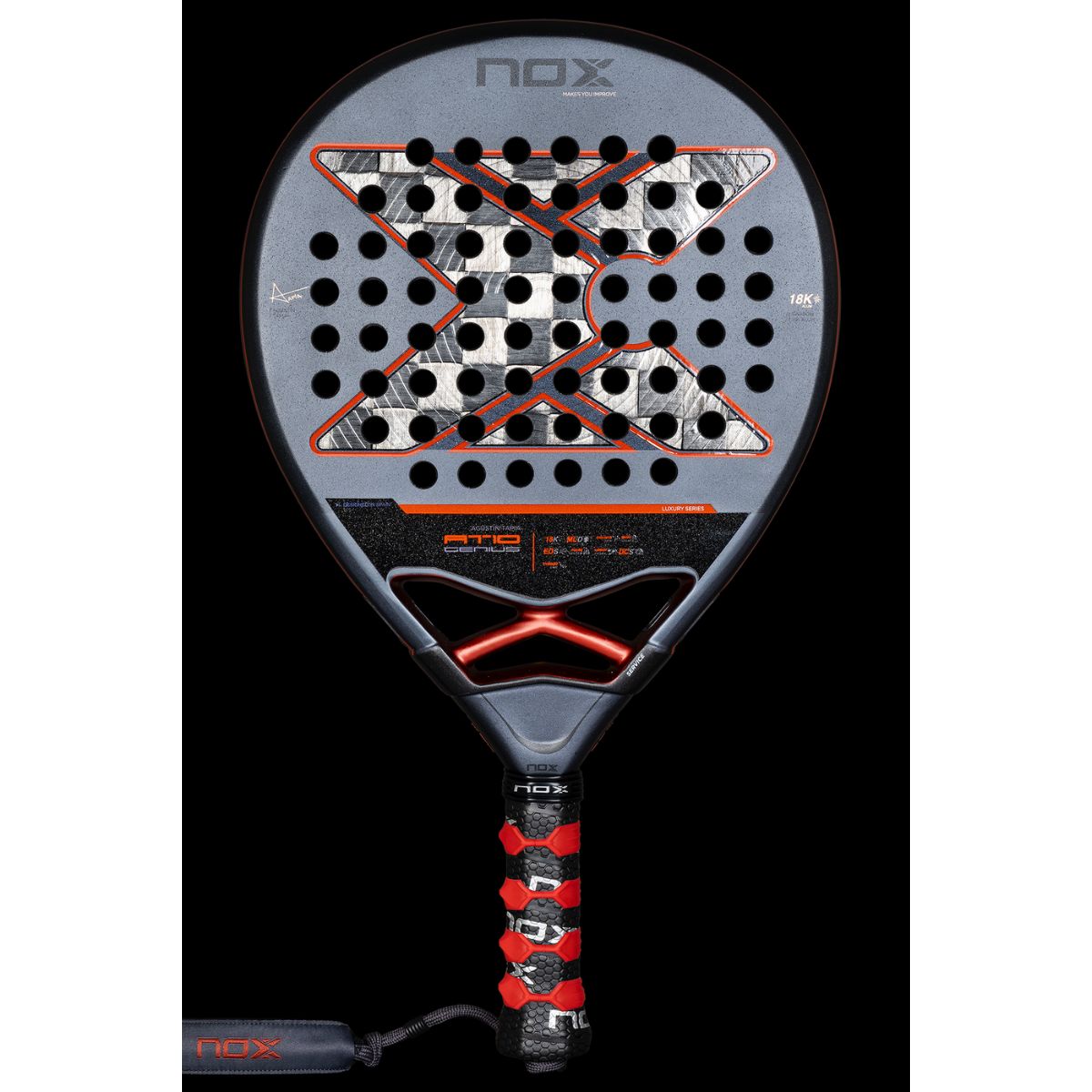 NOX AT10 Genius 18K by Agustín Tapia 2025 - Padel bat