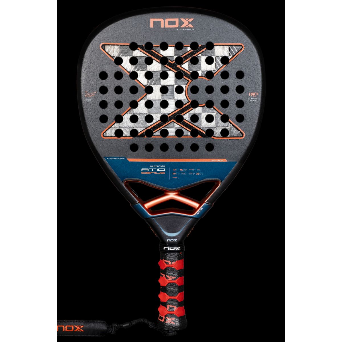 NOX AT10 Genius Attack 18K 2025 - Padel bat