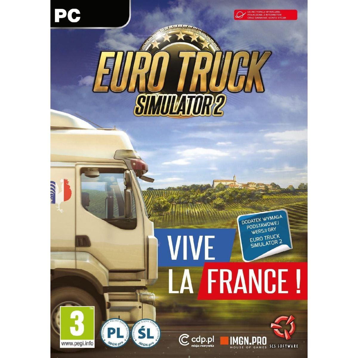 Euro Truck Simulator 2 - Vive la France DLC - CD Key - EZGame.dk