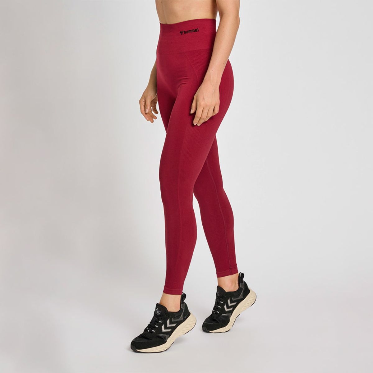 Hummel TIF Seamless High Waist Tights - Cabernet