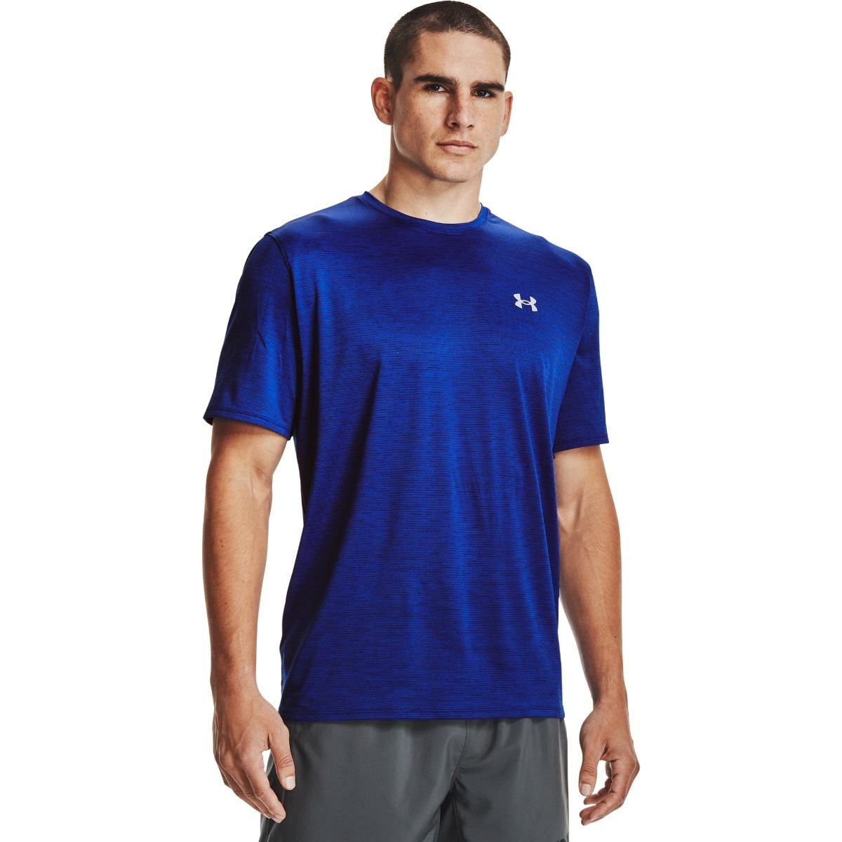 Under Armour Training Vent 2.0 SS - Royal/Mod Gray