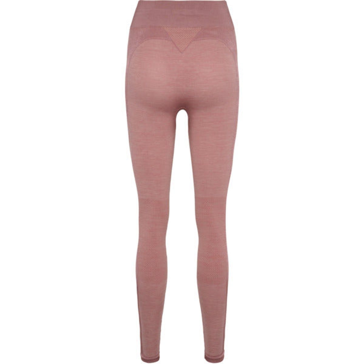 Hummel CLEA Seamless Mid Waist Tights - Woodrose/Rose Taupe Melange