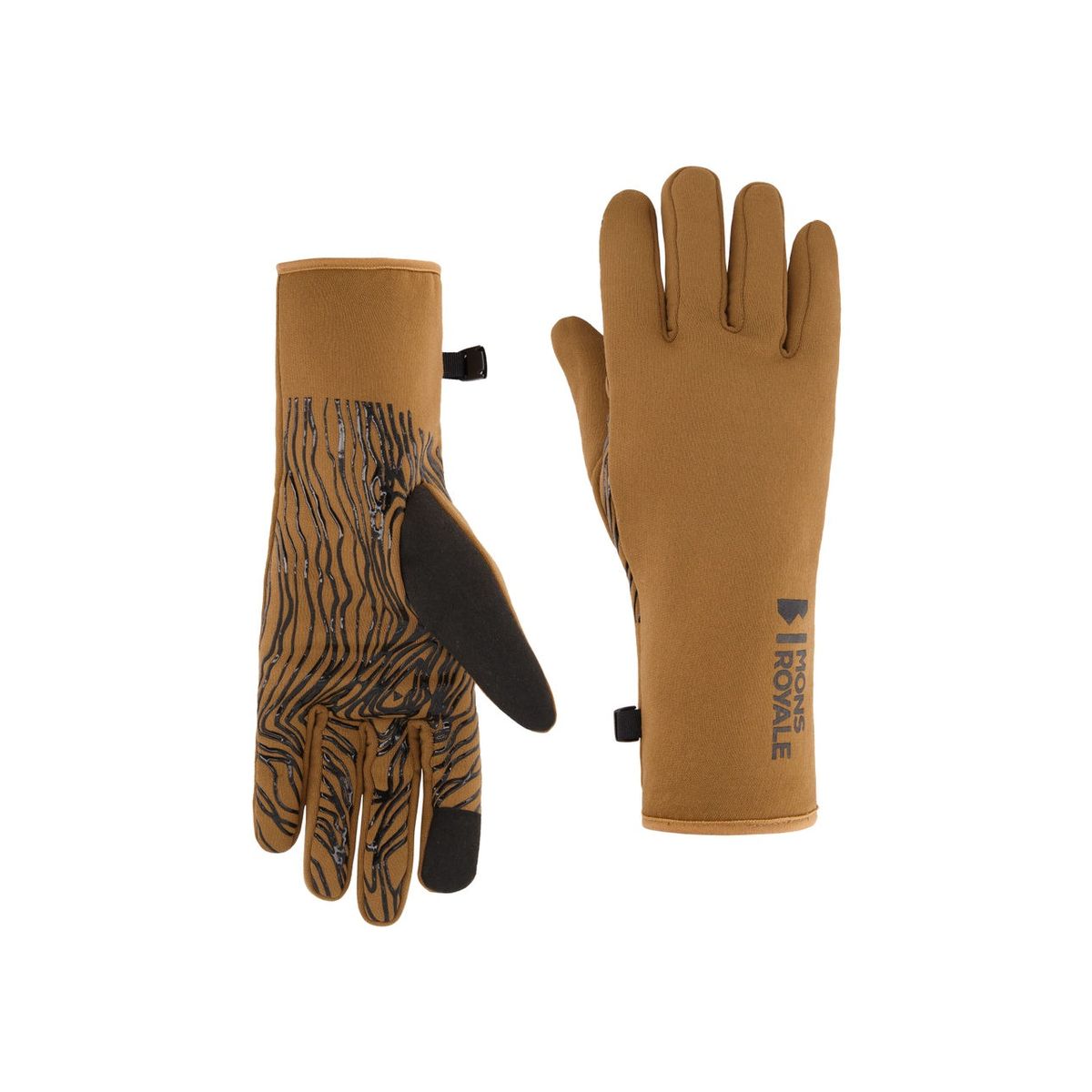 Amp Wool Fleece Glove, Toffee / XL