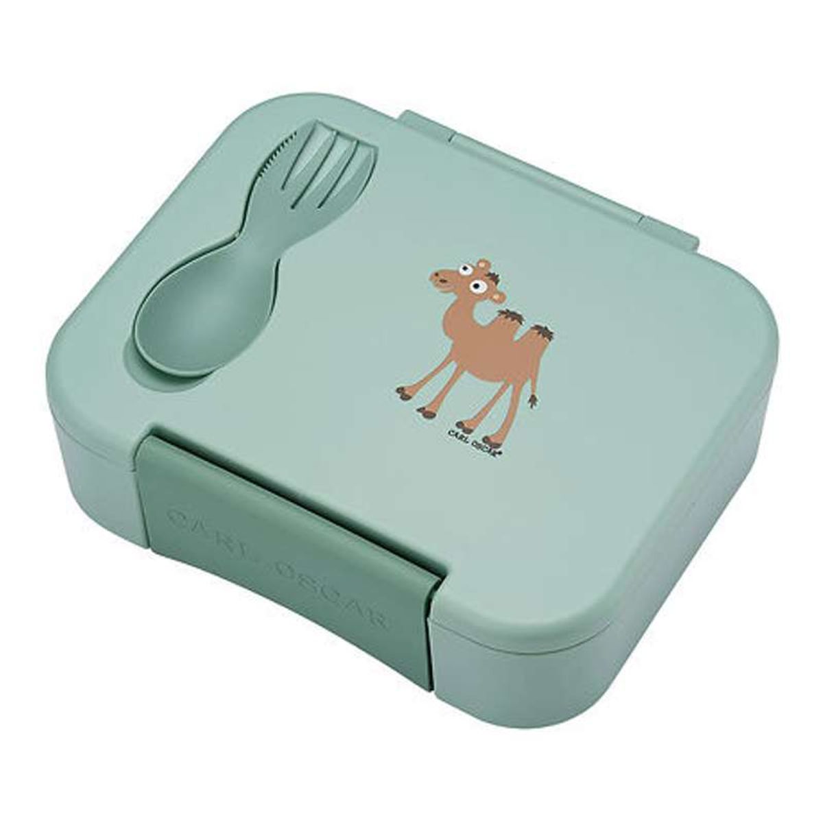 Carl Oscar BentoBOXâ¢ Madkasse m. CUTElery - Kids - Kamel (Mint)