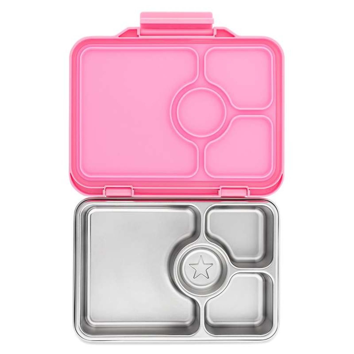 Yumbox Madkasse - Presto Stainless Steel - 4 rum - Versaille Rose