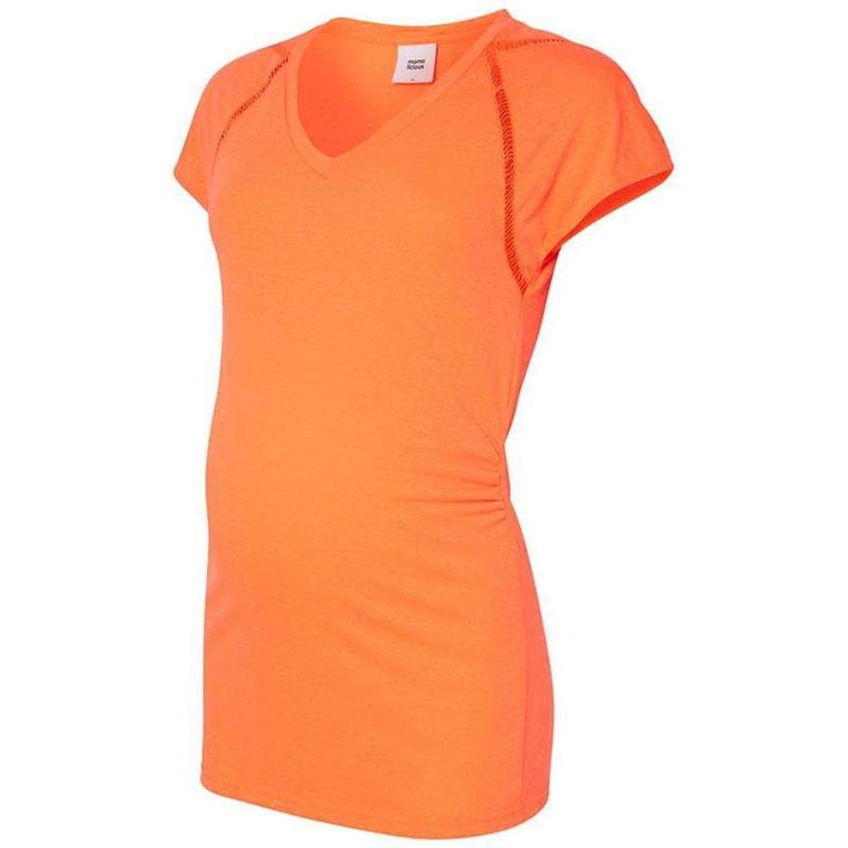 Mamalicious Afra Jersey Ventetop - Neon Orange