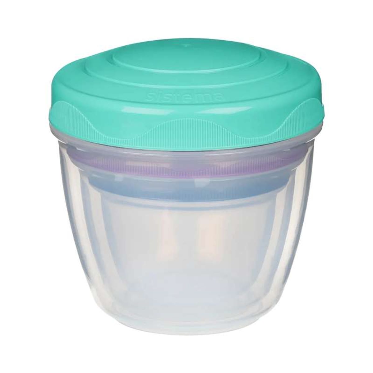 Sistema Snackboks - Stack n' Nest To Go - 3-Pak - Mint/Lilla/Blå