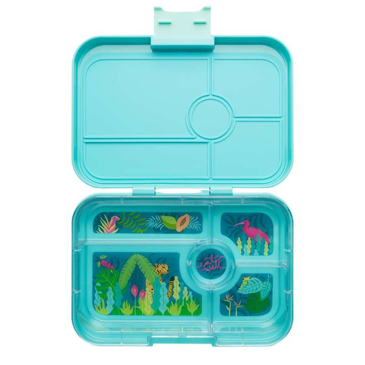 Yumbox Madkasse - Tapas XL - 5 rum - Antibes Blue/Jungle Pastel