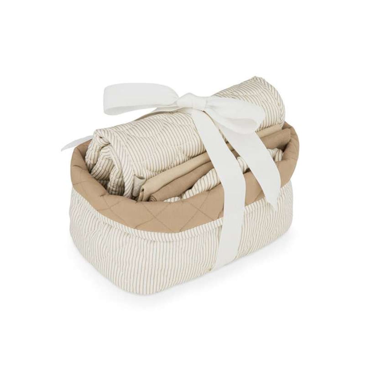 Cam Cam Copenhagen Babygavesæt - Lille - Classic Stripes Camel