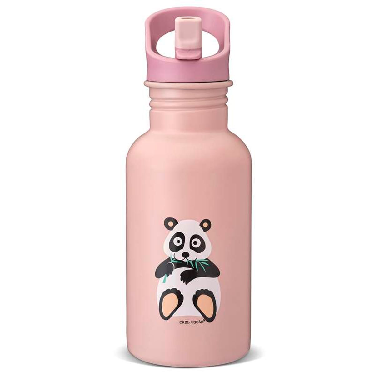 Carl Oscar Steelish Flask - Kids - 0.5L - Panda - Rosa