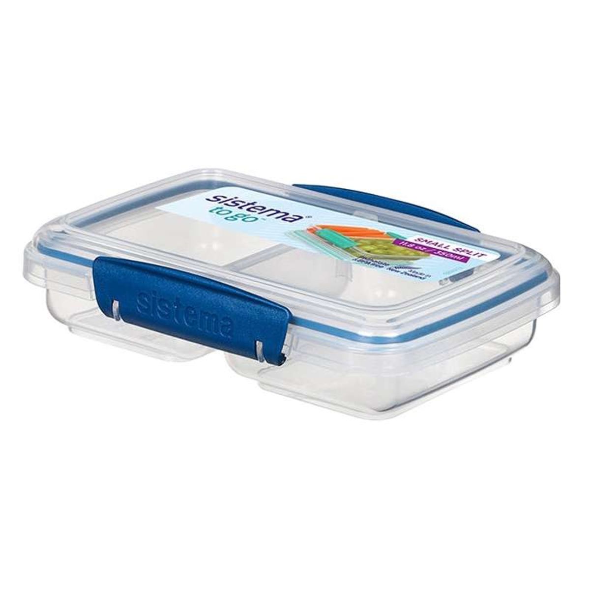 Sistema Snackboks - Small Split - 350 ml. - Ocean Blue