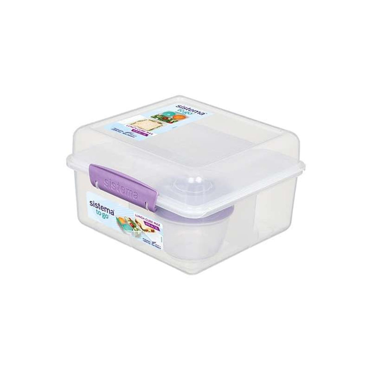 Sistema Madkasse - Lunch Cube Max To Go - 2L - Misty Purple