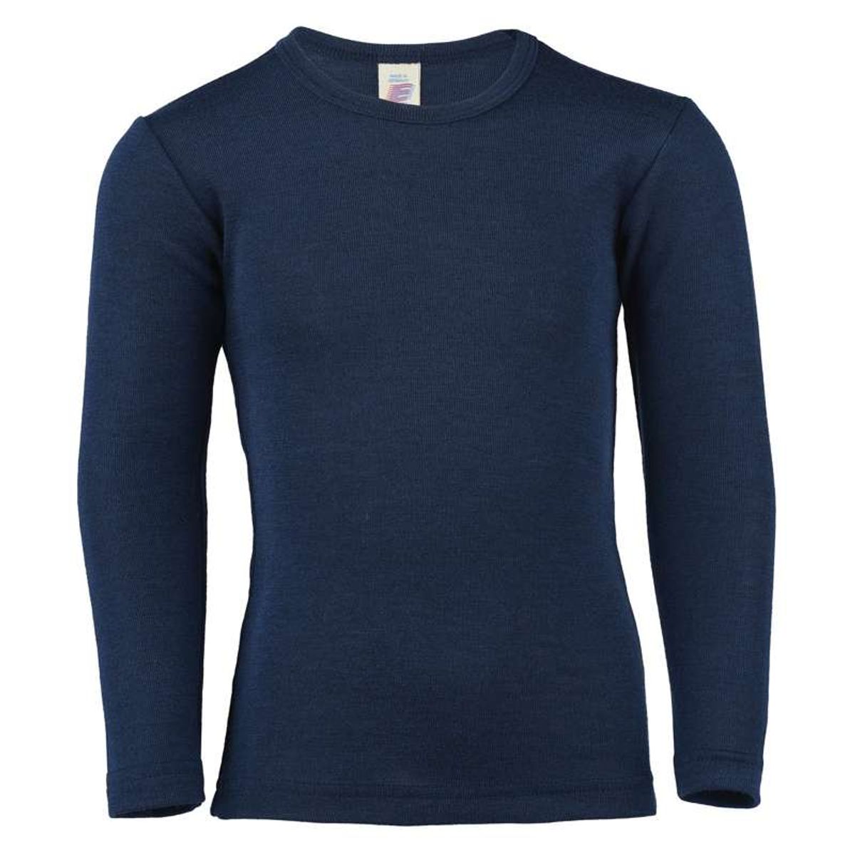 Engel Natur Bluse - Økologisk Uld/Silke - Navy