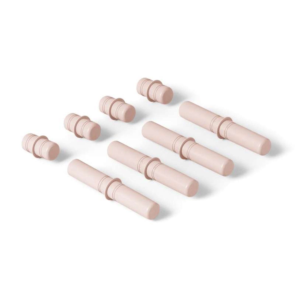 MODU 8 x Connector Pegs - Soft Rose