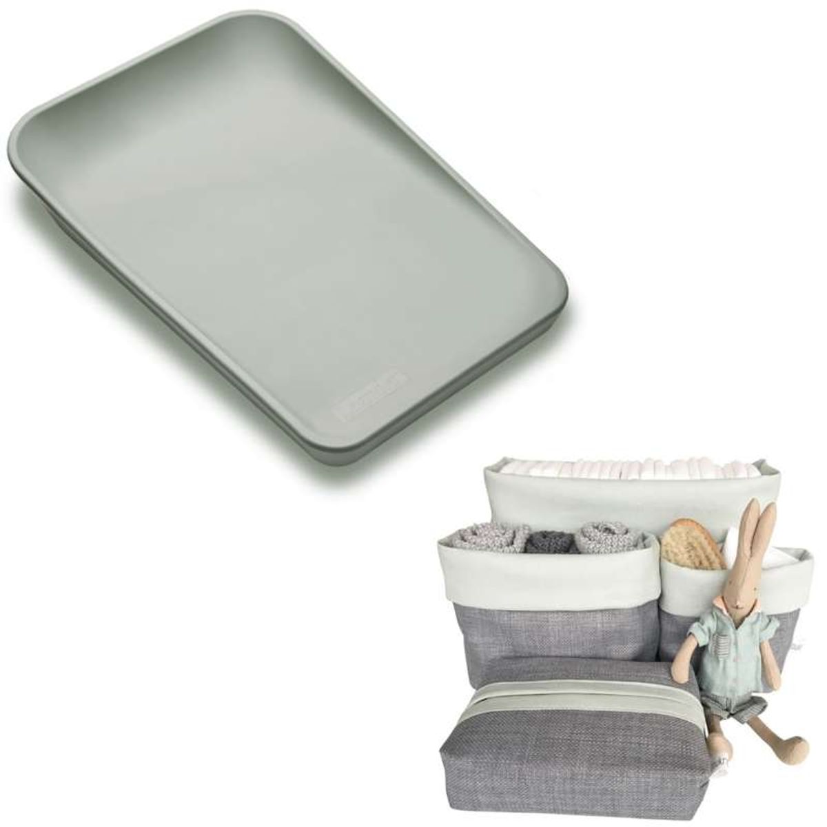 Leander Mattyâ¢ puslepude inkl. Loukrudt puslesæt - Sage Green / Dusty Mint