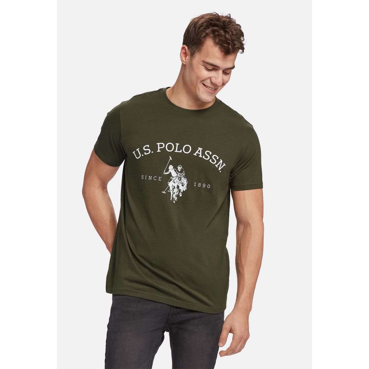 Archibald T-shirt - U.S. Polo Assn - Herre - L