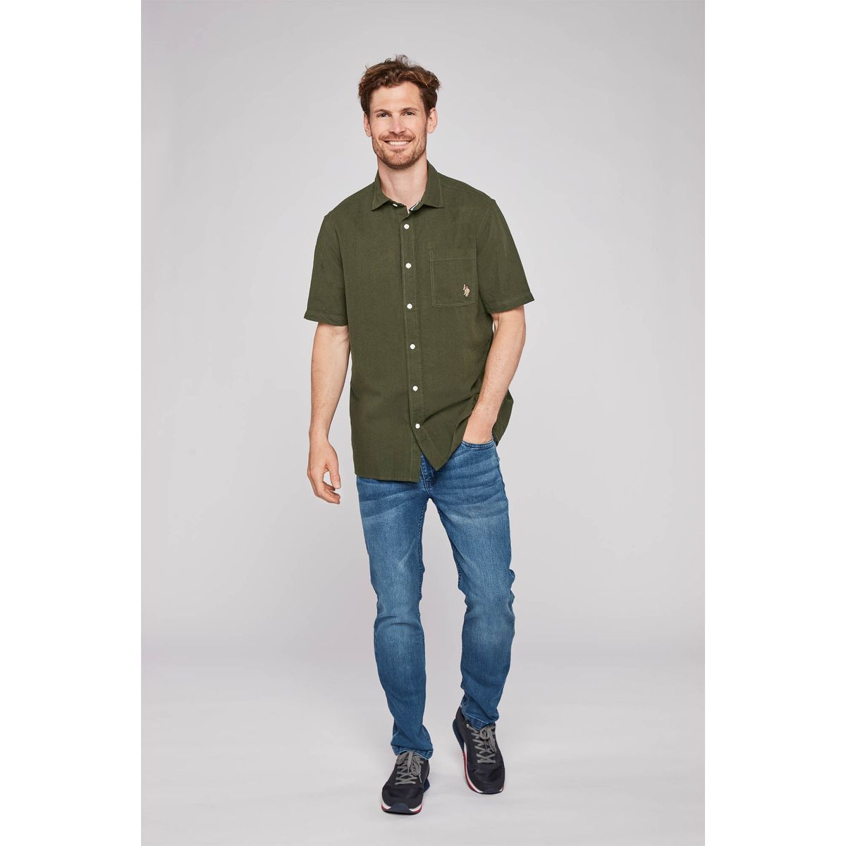 Flori Linen Skjorte - U.S. Polo Assn - Herre - XXL