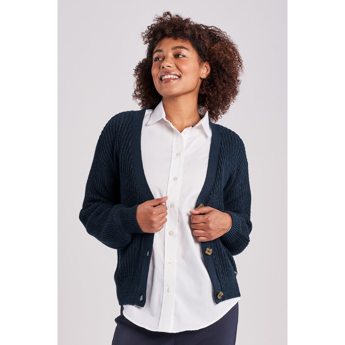 Cille Striktrøje Cardigan - U.S. Polo Assn - Kvinder - S