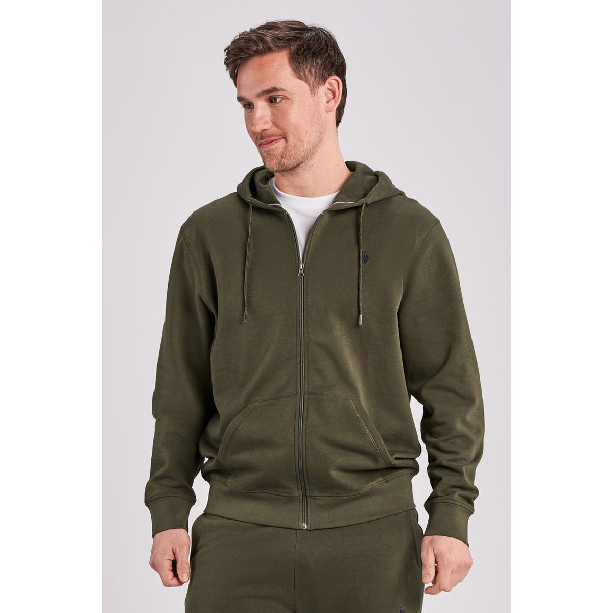 Erdi Hoodie Full-Zip - U.S. Polo Assn - Herre - L