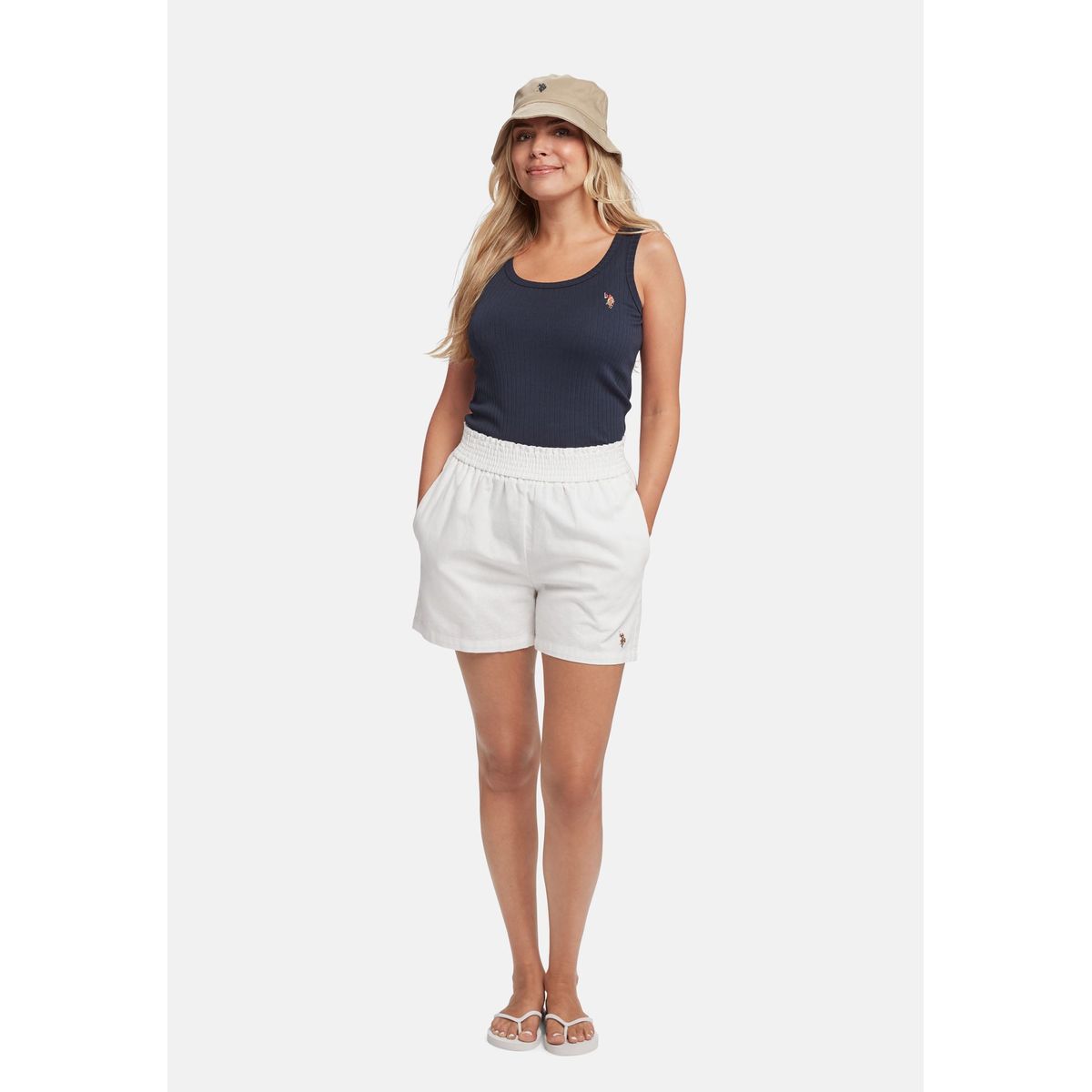 Cornelia Linen Shorts - U.S. Polo Assn - Kvinder - L