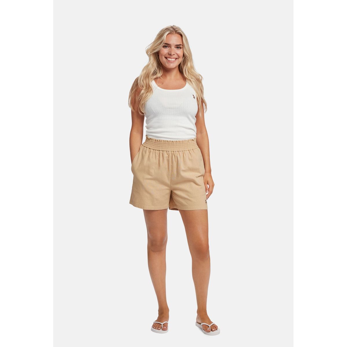 Cornelia Linen Shorts - U.S. Polo Assn - Kvinder - XS