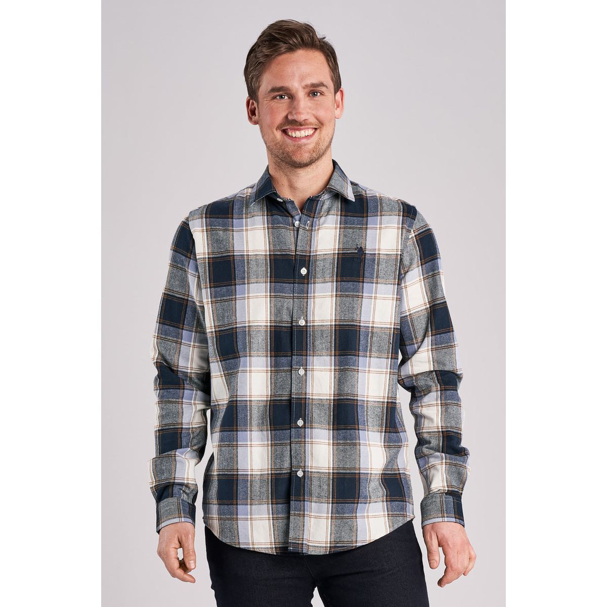 Gary Flannel Skjorte - U.S. Polo Assn - Herre - L