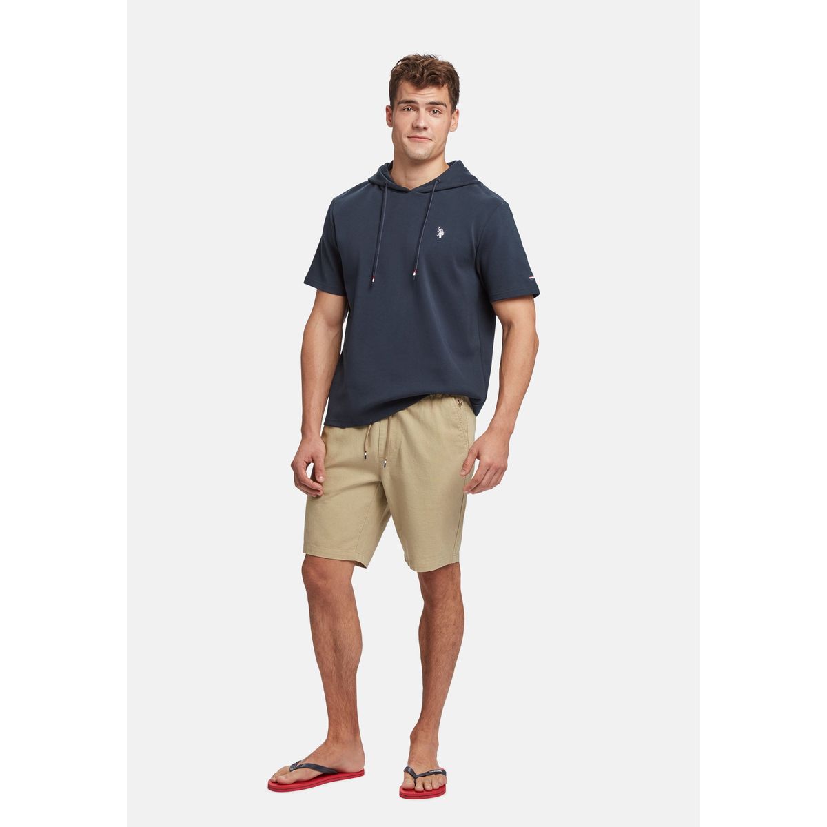 Jorge Linen Shorts - U.S. Polo Assn - Herre - L