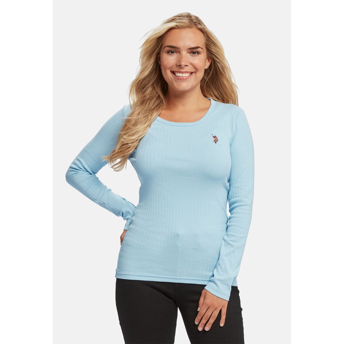 Carlotta Long Sleeve T-Shirt - U.S. Polo Assn - Kvinder - L