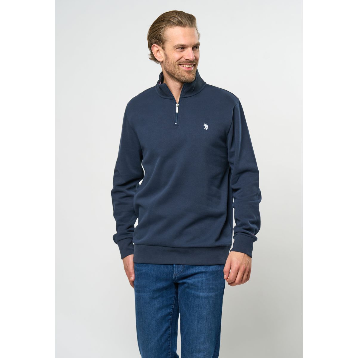 Kurt Sweatshirt Half-zip - U.S. Polo Assn - Herre - XXL