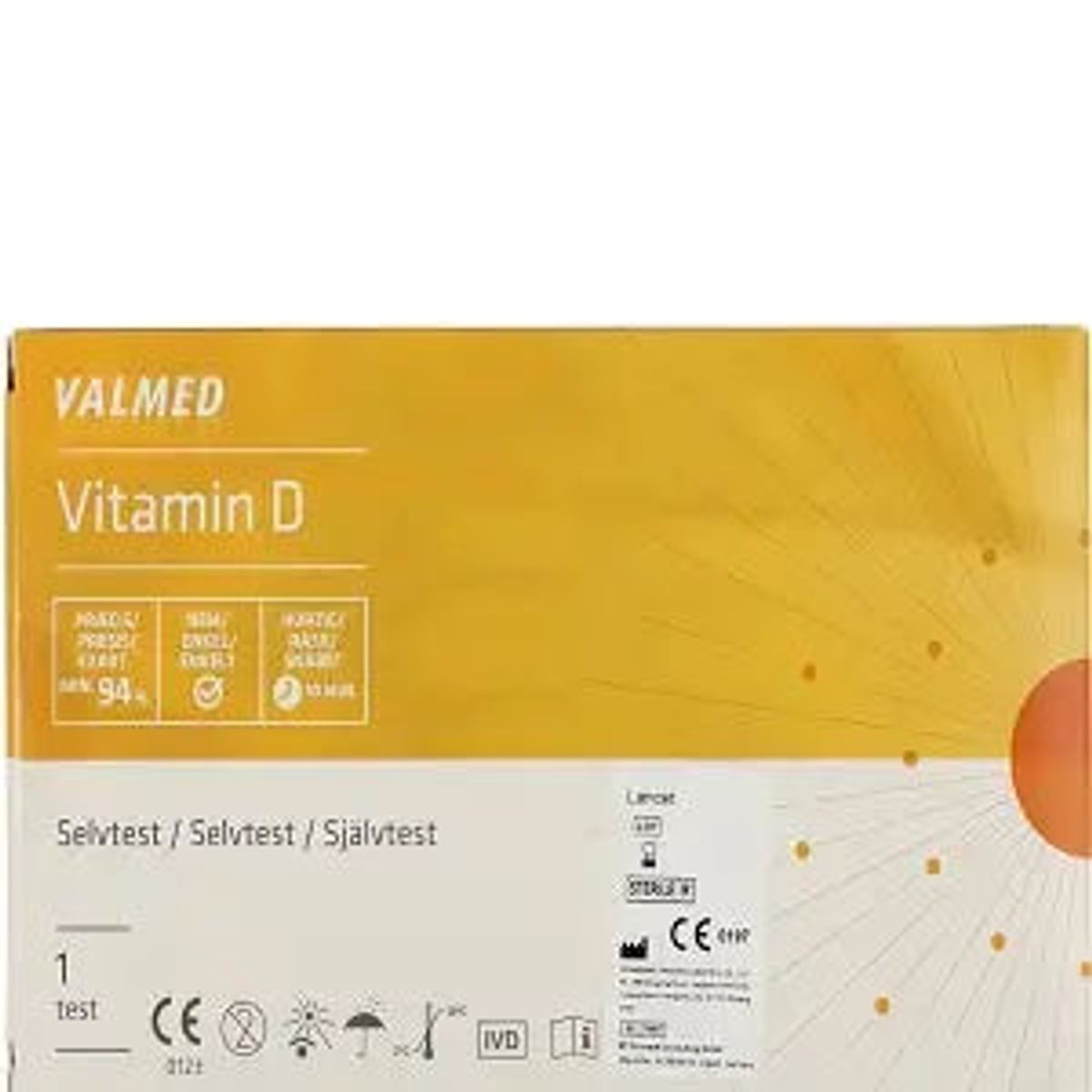 Valmed D-vitamin test til hjemmebrug