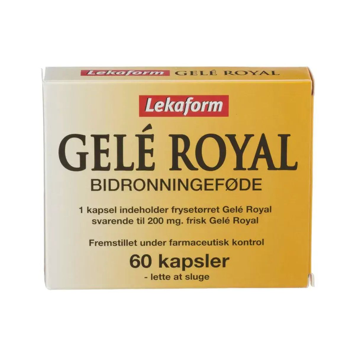 Lekaform Gelé Royal Bidronningeføde. 60 tabletter