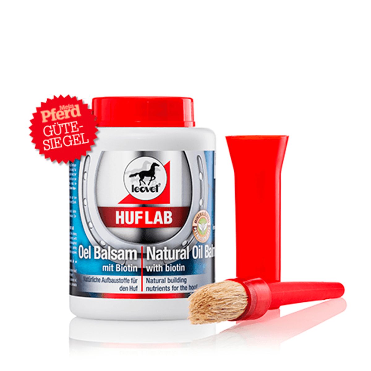 Leovet HOOFLAB Natural Oil Balm med børste, 450 ml