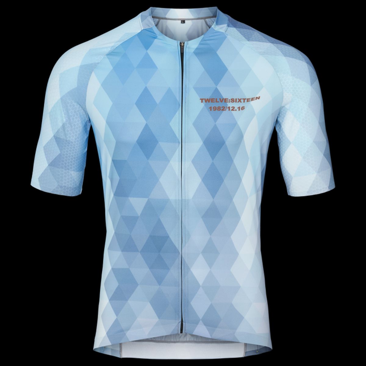 Twelve Sixteen Cykeltrøje Sky Pro Jersey L. Blue Multi - Large / Blue