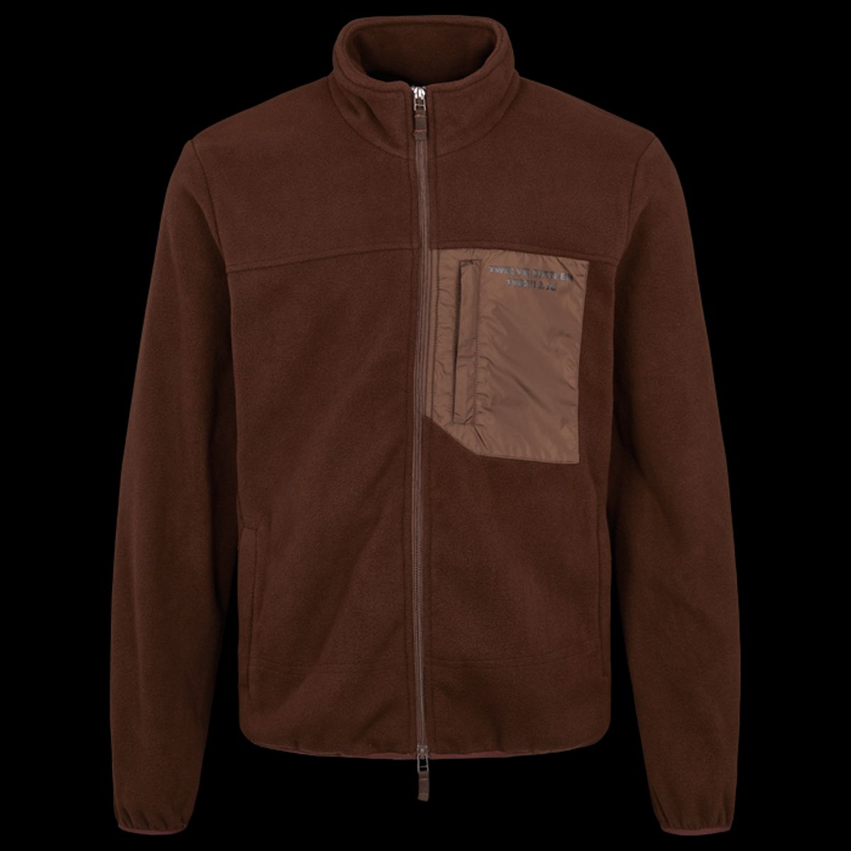 Twelve Sixteen Fleece Jakke Brun - XL / Brown