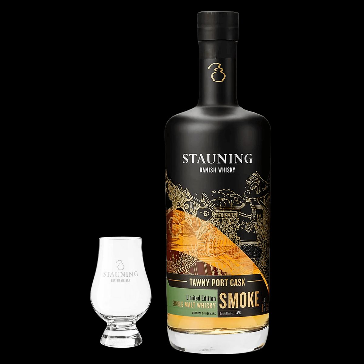 Stauning Smoke Tawny Port Finish + Gratis Stauning Whisky Glas