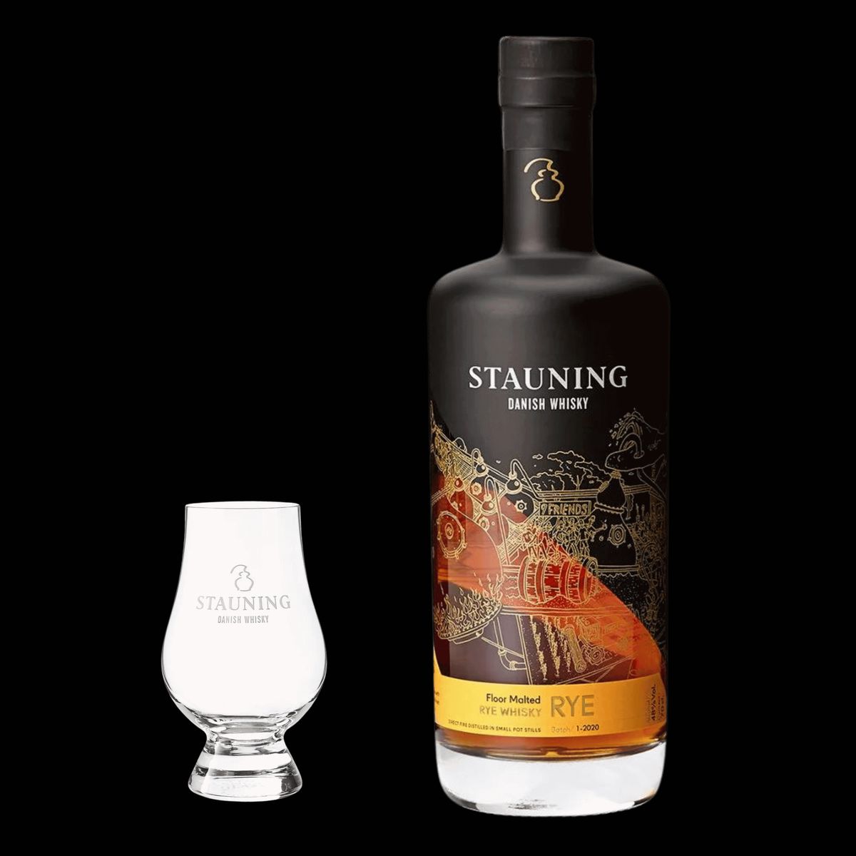 Stauning Whisky Rye + Gratis Stauning Glas