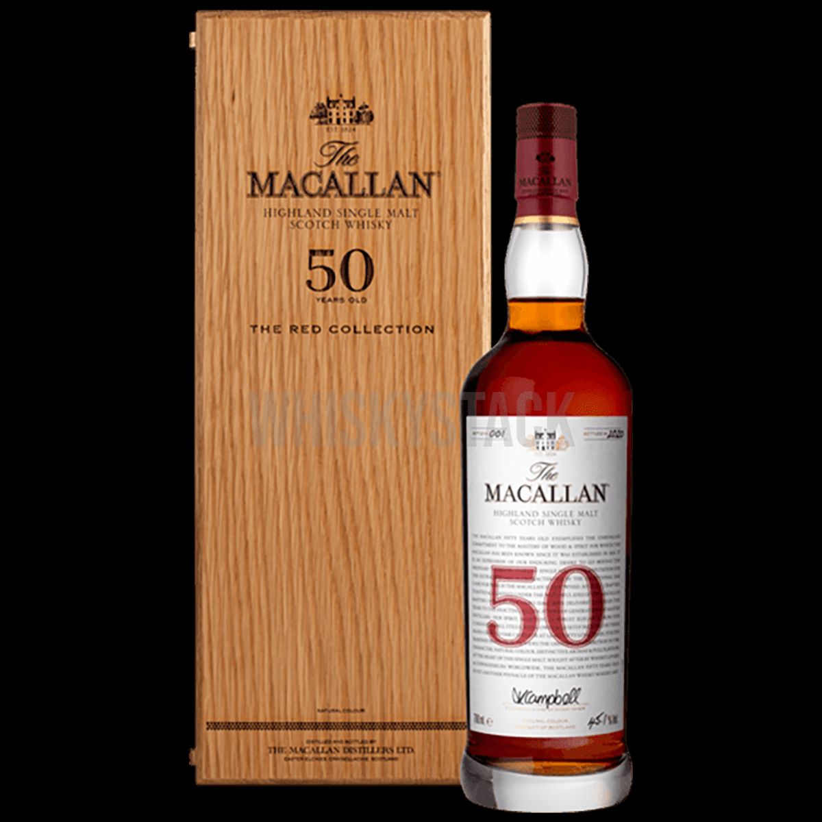 Macallan Red Collection 50 Years Old