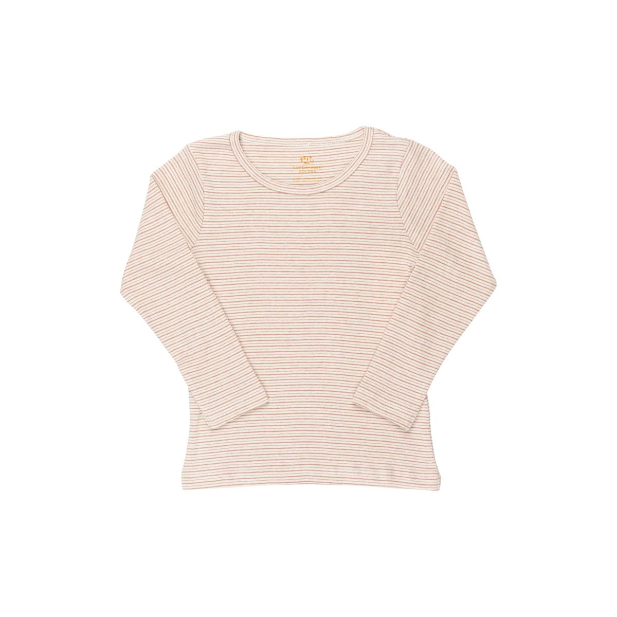 STRIBET UNISEX T-SHIRT M. L/Æ - OLD ROSE STRIPE - OLD ROSE STRIPE / 98