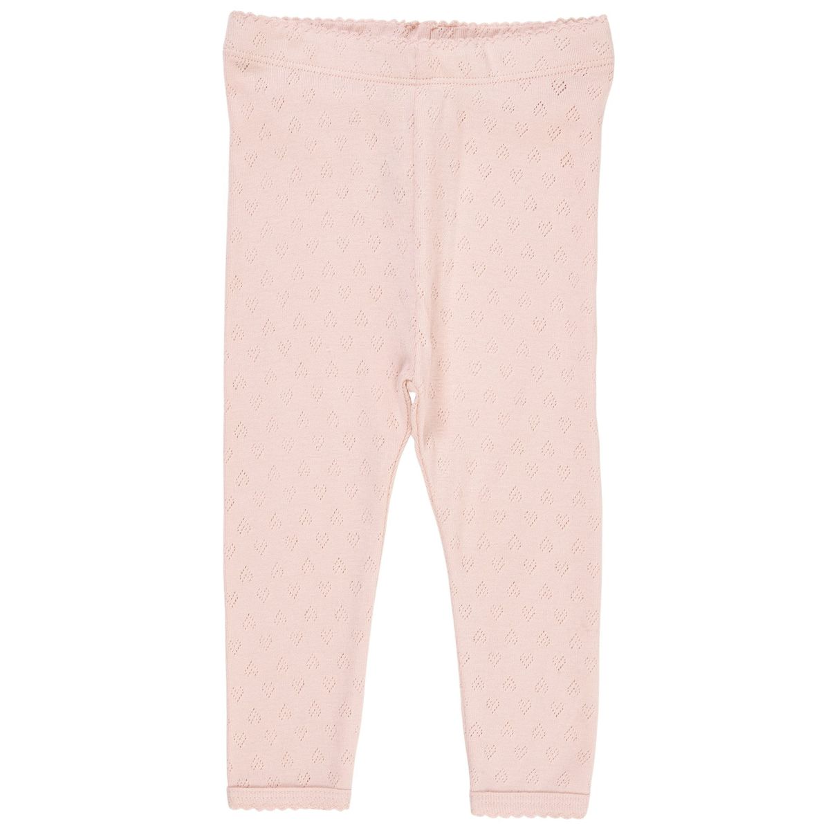 LEGGING M. HJERTE MØNSTER - DUSTY ROSE - DUSTY ROSE / 56