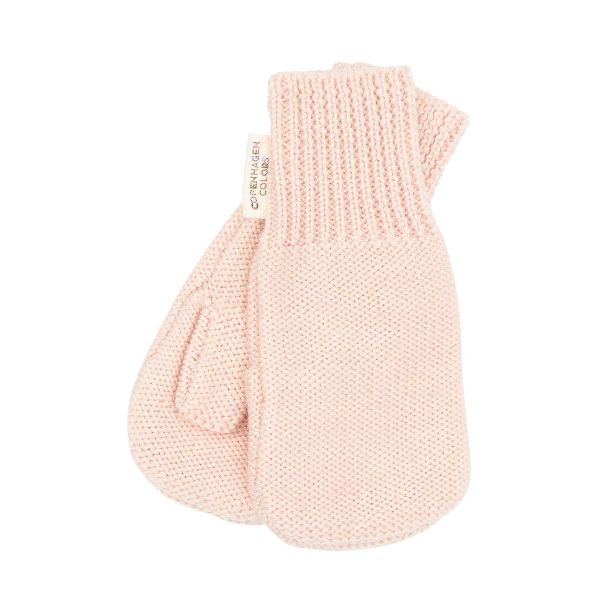 STRIKKET UNISEX VANTER I MERINOULD - SOFT PINK - SOFT PINK / 104-116/4-6Y