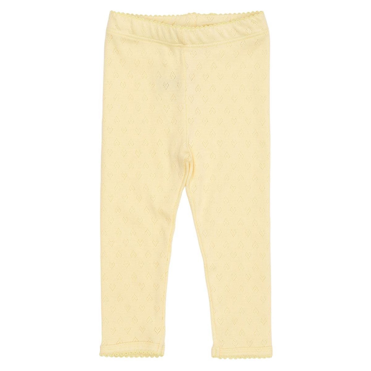 LEGGING M. HJERTE MØNSTER - PALE YELLOW - PALE YELLOW / 62