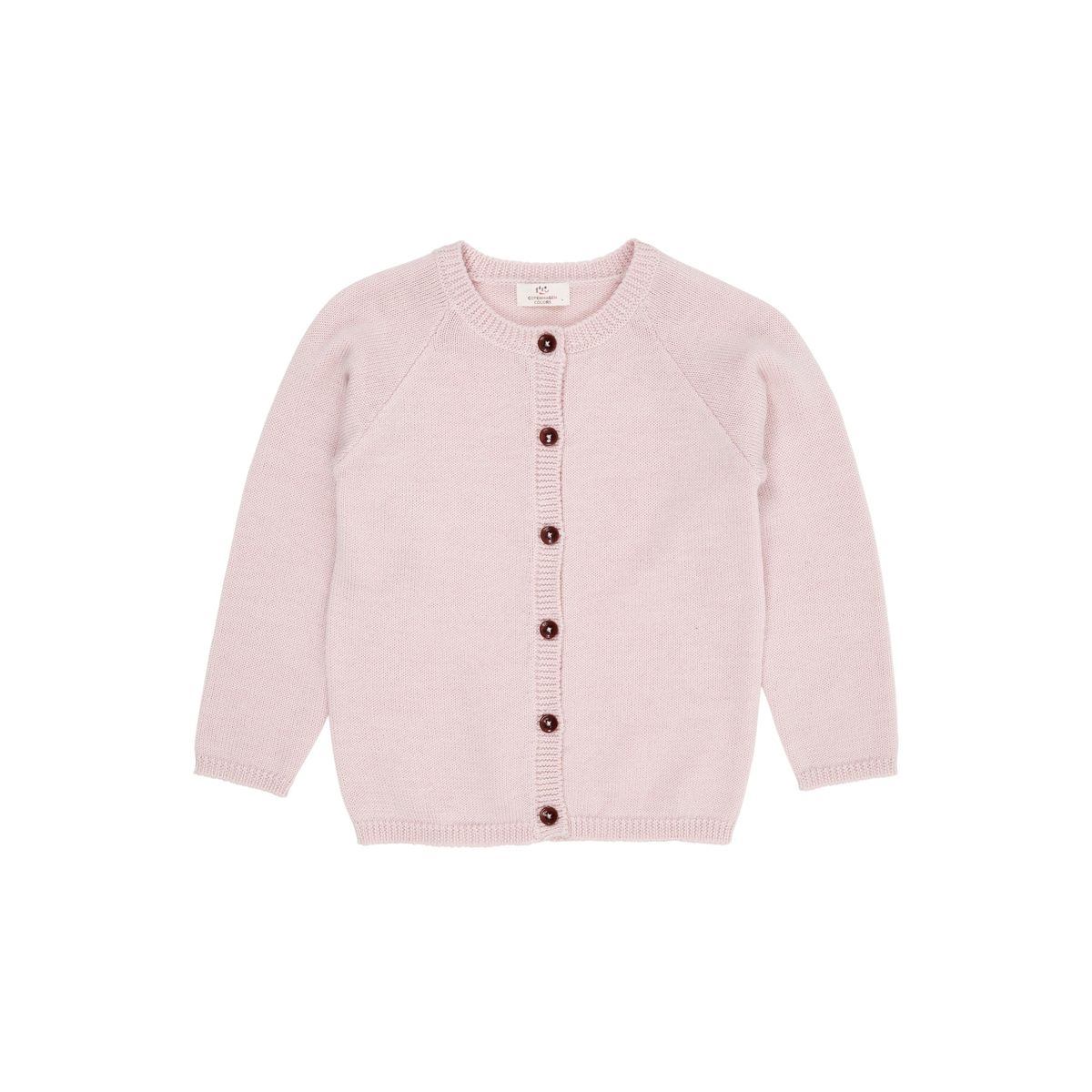 STRIKKET CARDIGAN I MERINOULD - DUSTY ROSE - DUSTY ROSE / 92