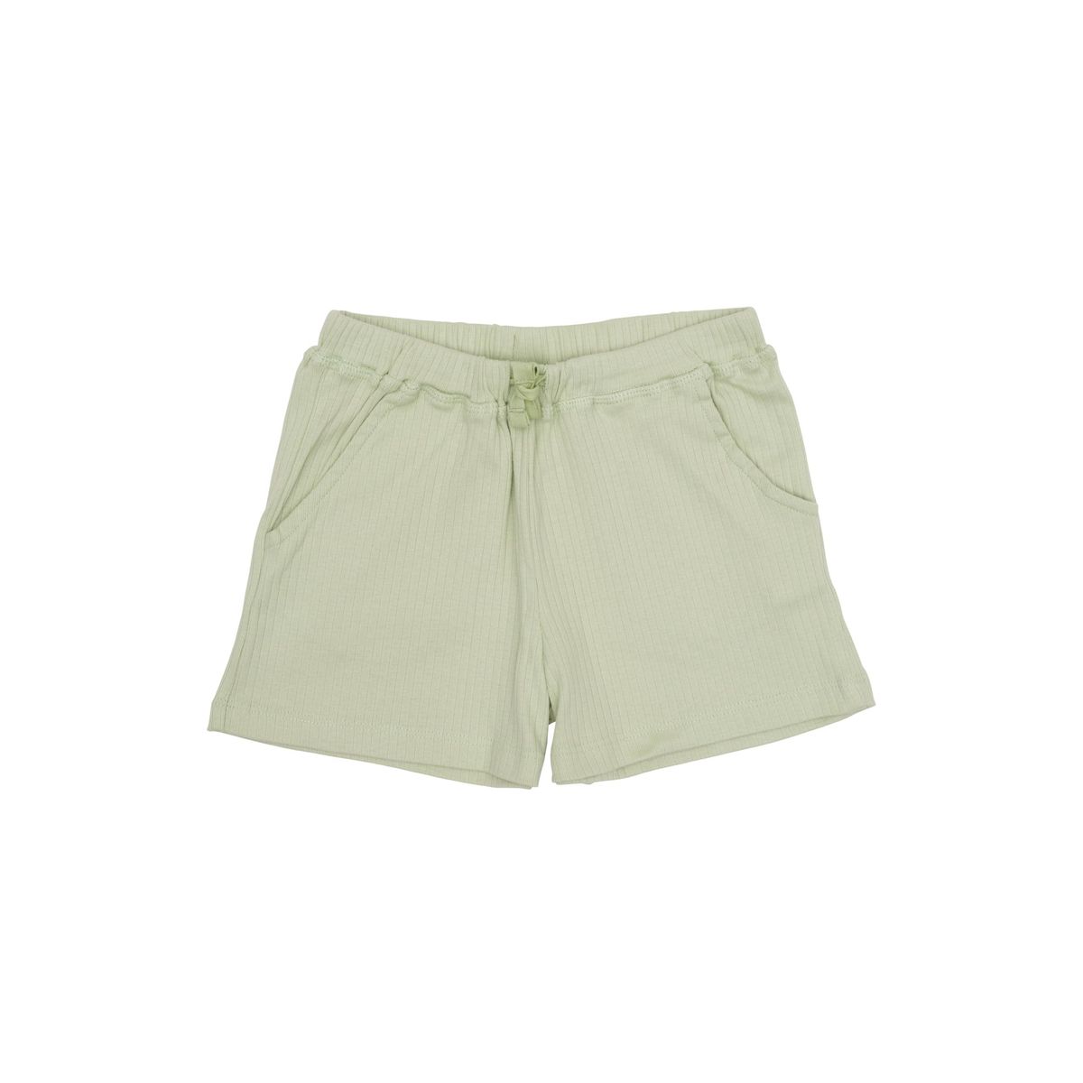 SHORTS I RIB JERSEY - DUSTY GREEN - DUSTY GREEN / 74