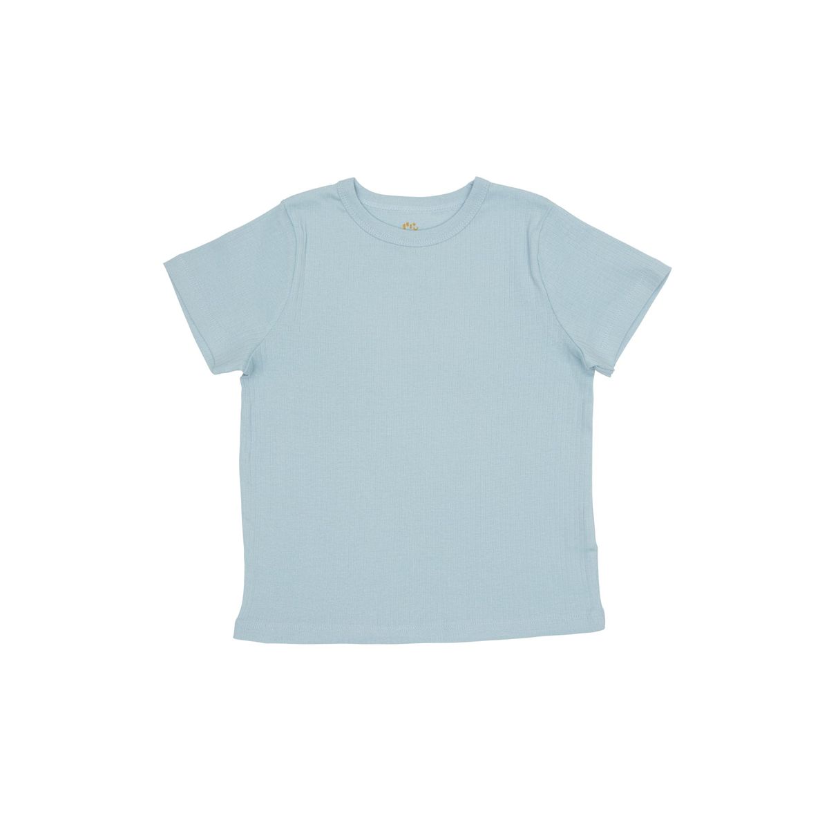 KLASSISK RIB T-SHIRT - LT BLUE - LT BLUE / 50