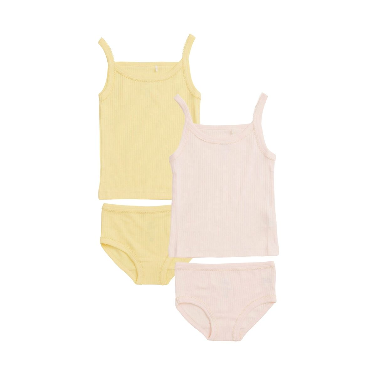 2-PAKKE UNDERTØJ - SOFT YELLOW/ SOFT PINK COMB. - SOFT YELLOW/ SOFT PINK COMB. / 116