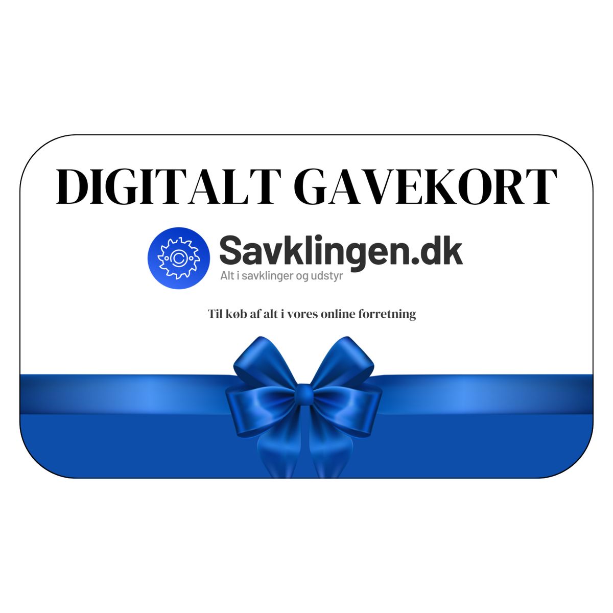 Gavekort til Savklingen.dk Den Perfekte Gave til Håndværkeren - 100,00 kr.