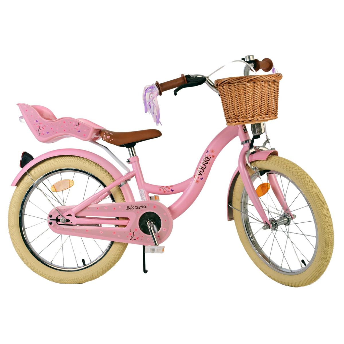 Volare Blossom børnecykel - Piger - 18 tommer - Pink