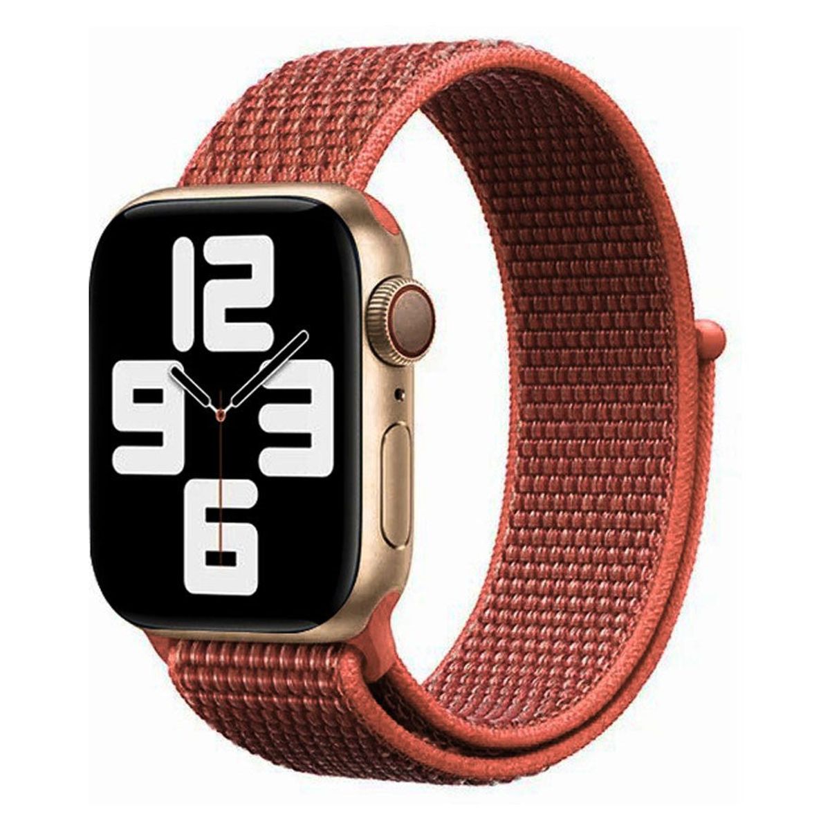 Lippa Apple Watch nylonrem 38/40/41, Abrikos