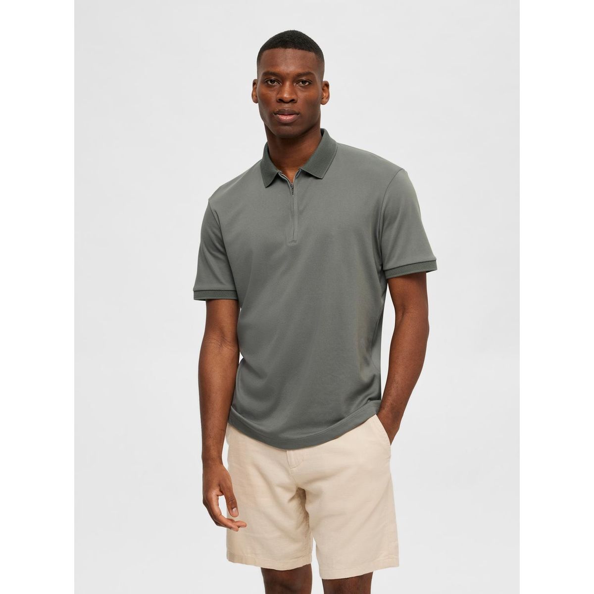 Selected - POLO ZIP